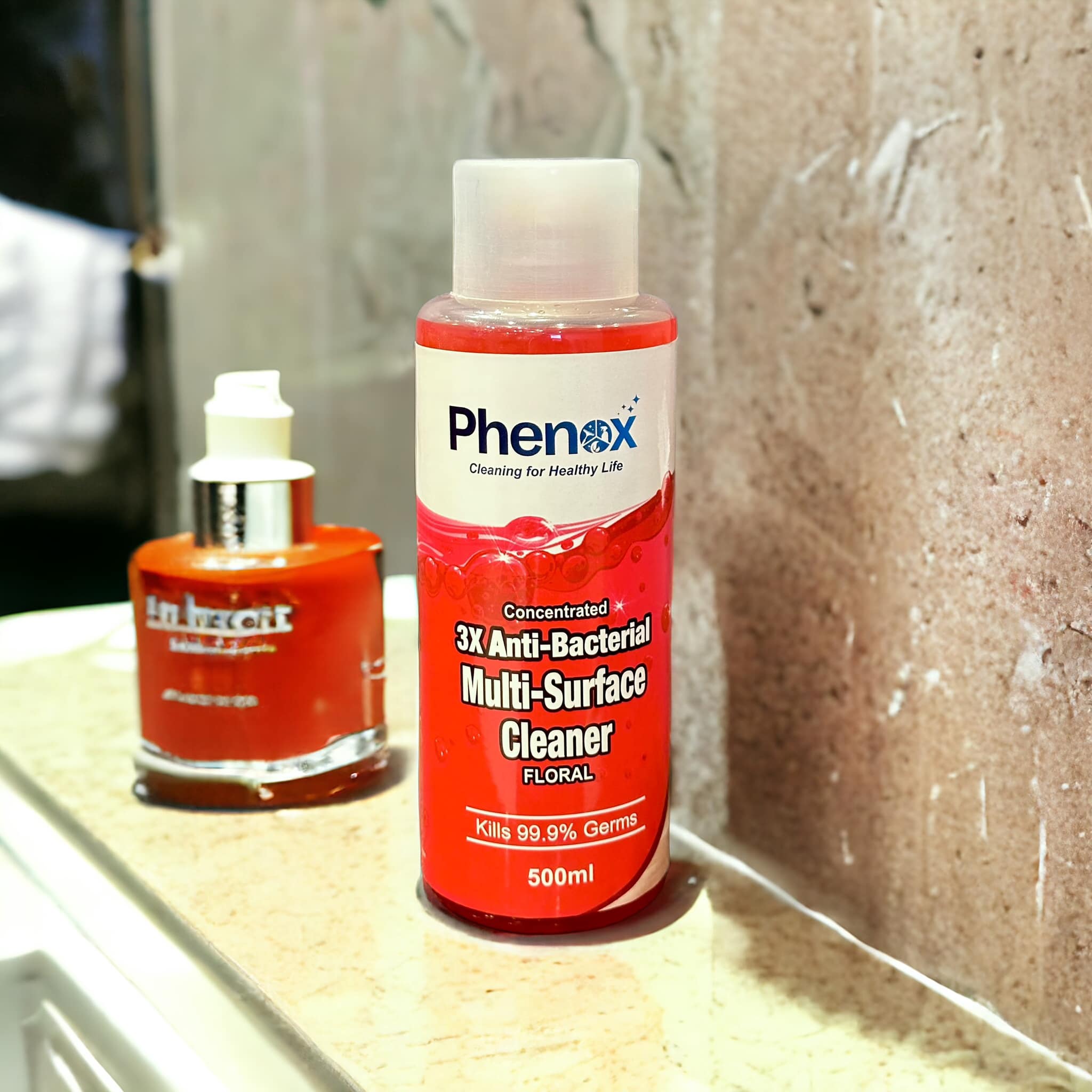 Phenox 3X Anti-Bacterial Multi Surface Cleaner (Floral) Max All Purpose Multi Surface Disinfecting Cleaner – 500ml & 5 Litter
