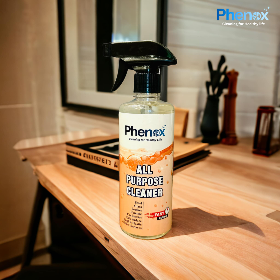 Phenox All Purpose Cleaner 500 Ml & 5 Litter Powerful Degreaser, Grease, Grime, Clearing Oil Stains