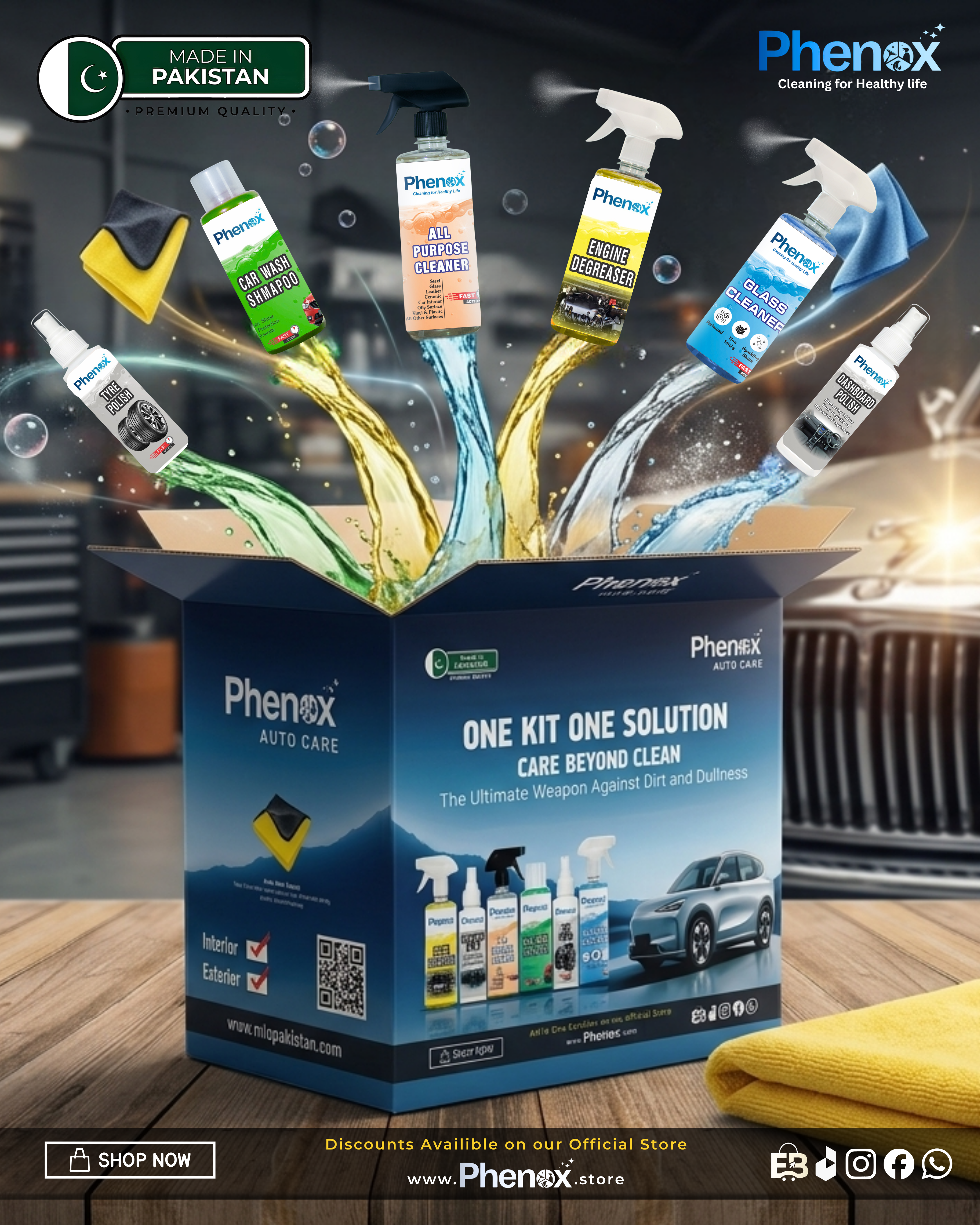 Phenex Auto Care: The Ultimate 7 -in-1 Professional Detailing Arsenal