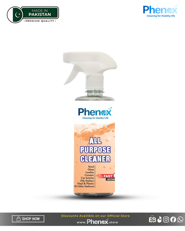 Phenox All Purpose Cleaner 500 Ml & 5 Litter Powerful Degreaser, Grease, Grime, Clearing Oil Stains
