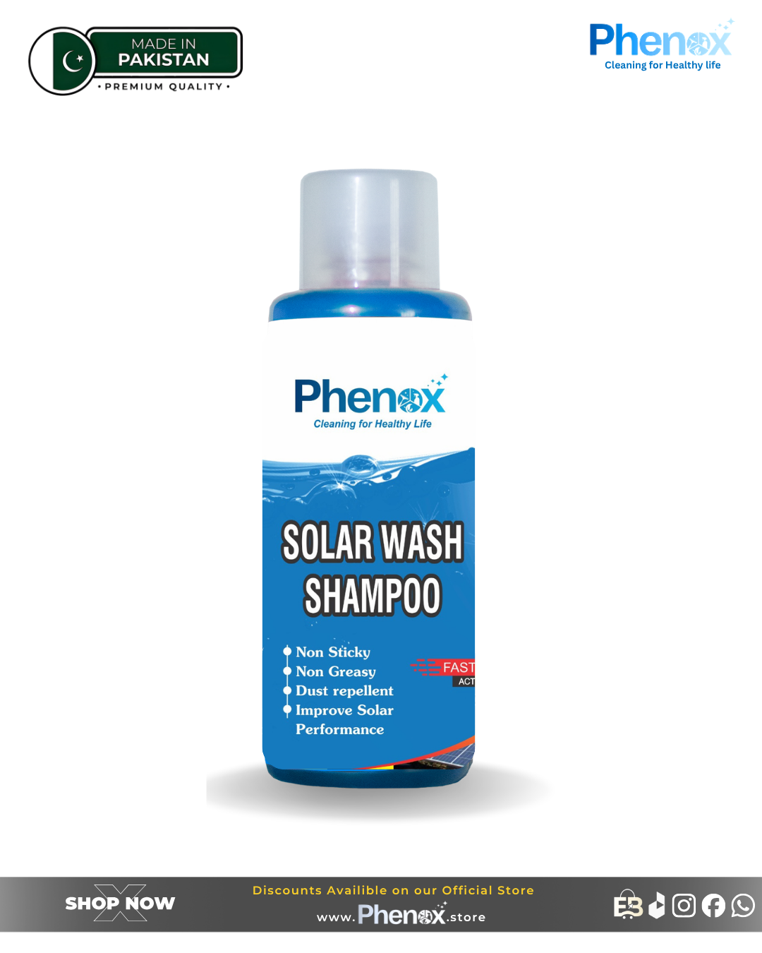 Phenox  Maximize Your Solar Energy with Phenox Solar Wash Shampoo! ☀️